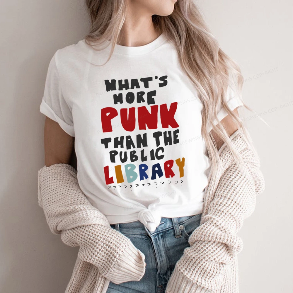 Pagewings What's More Punk Than The Public Library Unisex Classic T-shirt
