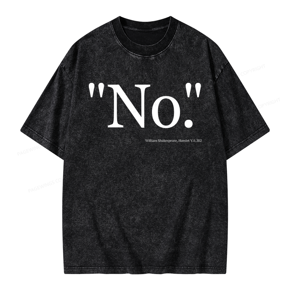 Pagewings Book Quote Unisex Washed T-shirt