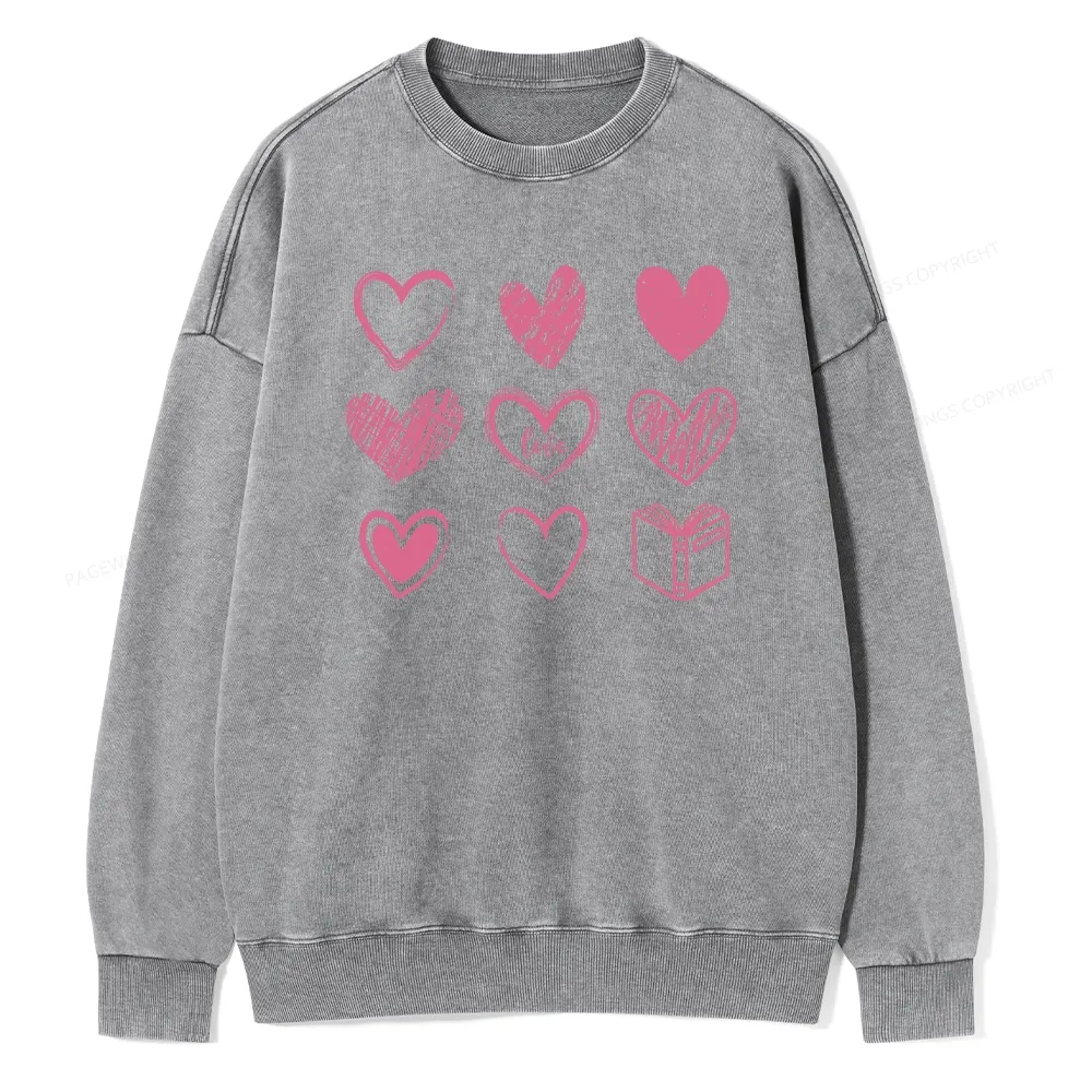 Pagewings To Love And Learn How To Be Loved Unisex Washed Sweatshirt