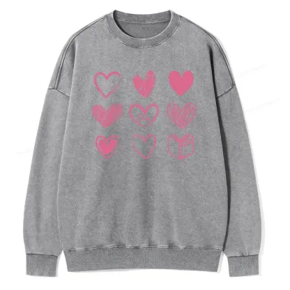Pagewings To Love And Learn How To Be Loved Unisex Washed Sweatshirt