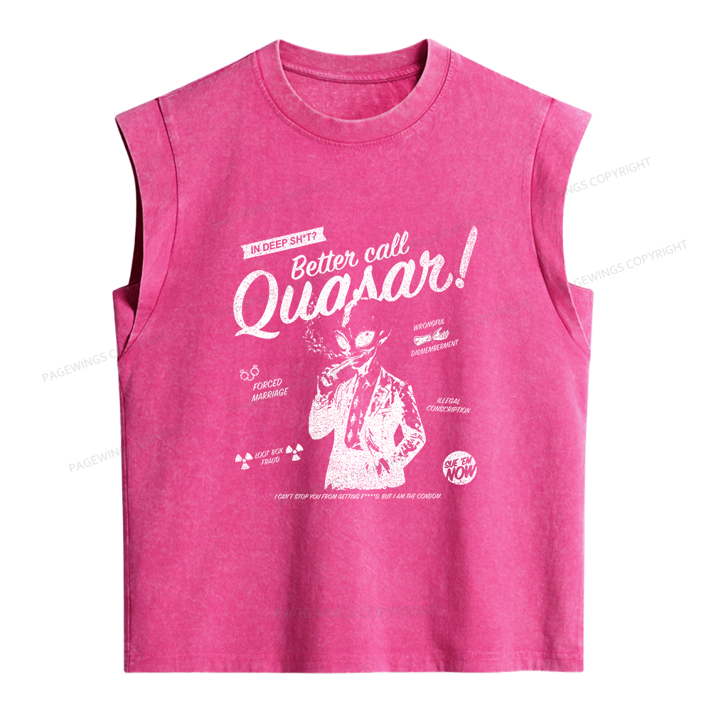 Pagewings Sci Fi Bookish Women's Washed Tank Top