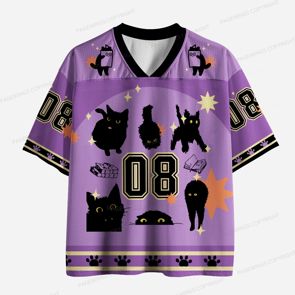 Pagewings Read Books Be Kind Stay Weird Unisex Mesh Jersey