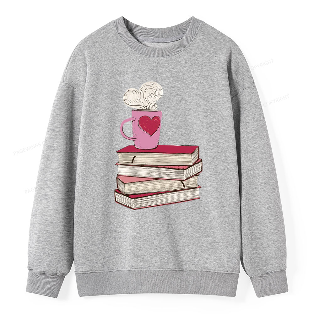 Pagewing Valentine's Day Gift for the Book Lover Unisex Classic Sweatshirt