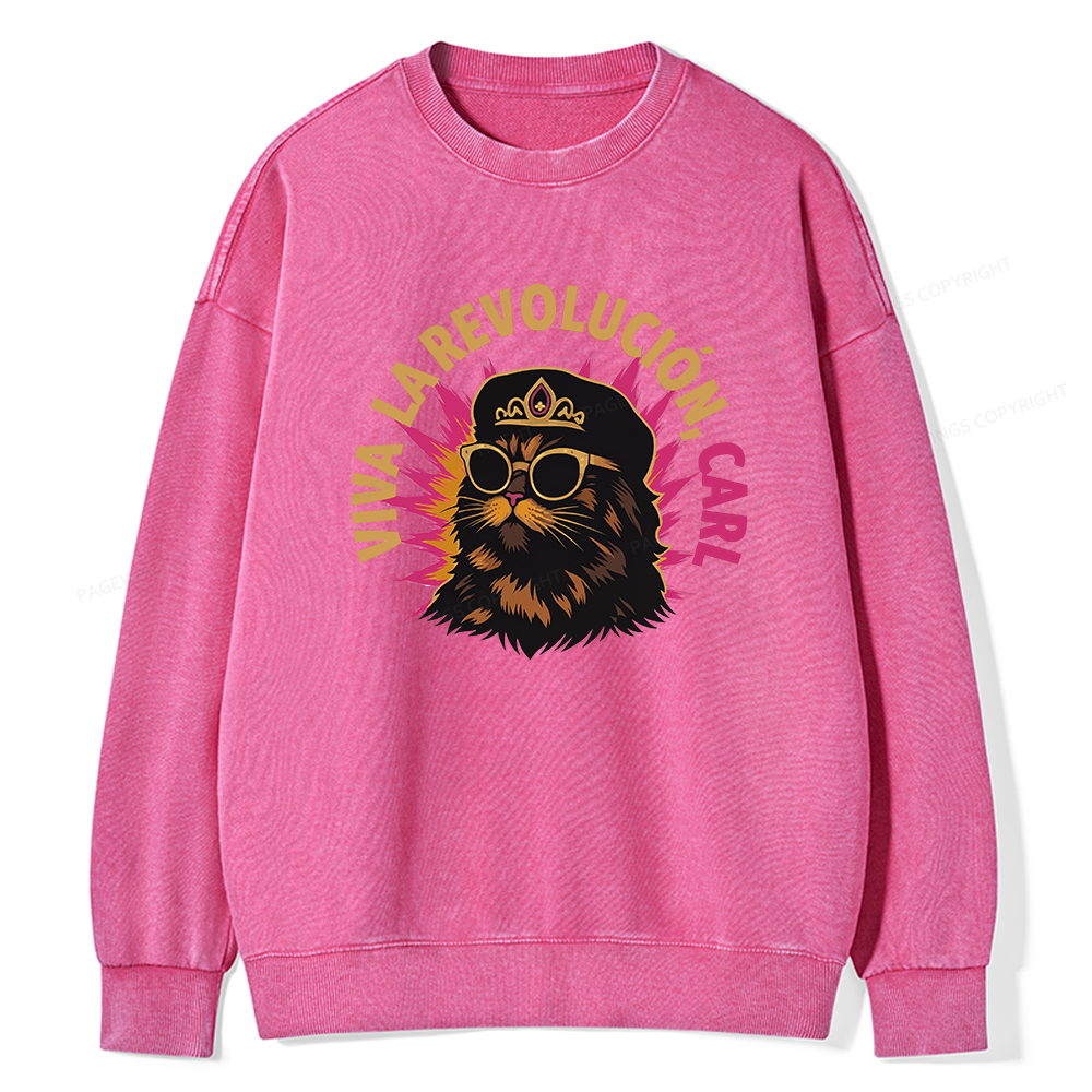 Pagewings Sci-Fi Novel Lover Unisex Washed Sweatshirt