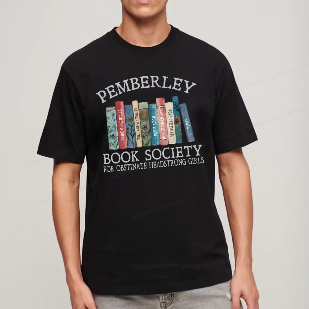 Pagewings Pemberley Book Society Unisex Classic T-shirt