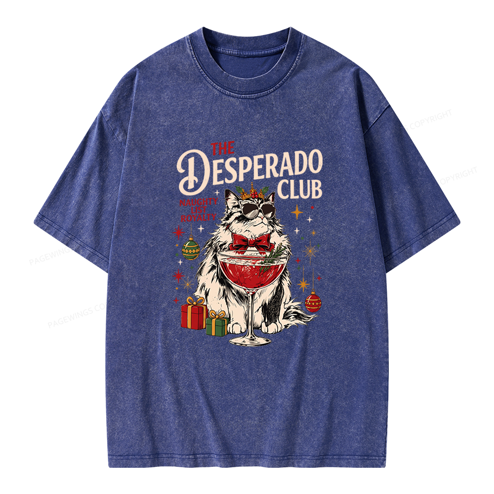 Pagewings The Desperado Club Unisex Washed T-shirt