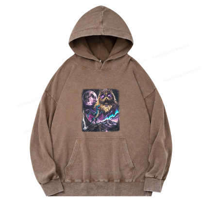 Pagewings Sci Fi Books Lover Unisex Washed Hoodie