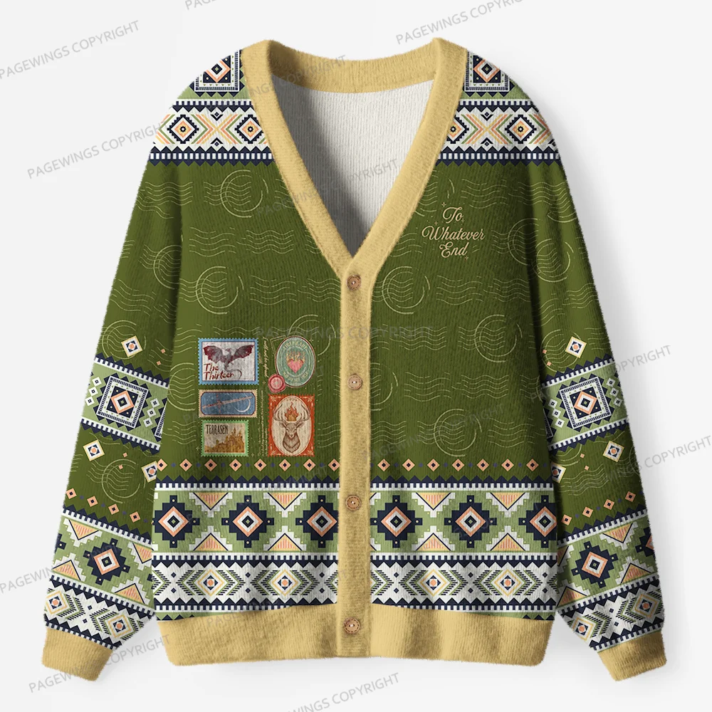 Pagewings To Whatever End Unisex Ugly Cardigan Sweaters