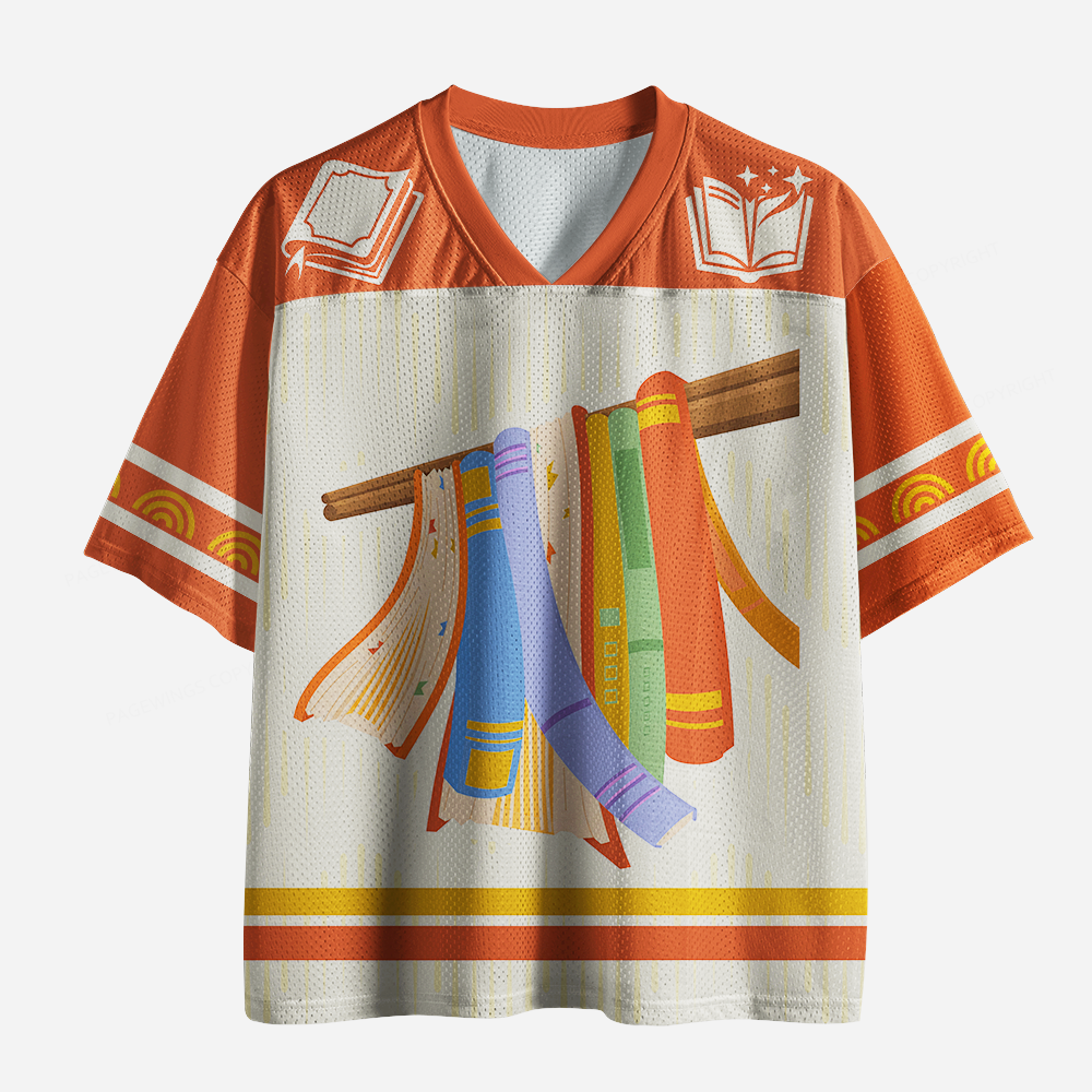 Pagewings Book Lover Unisex Mesh Jersey