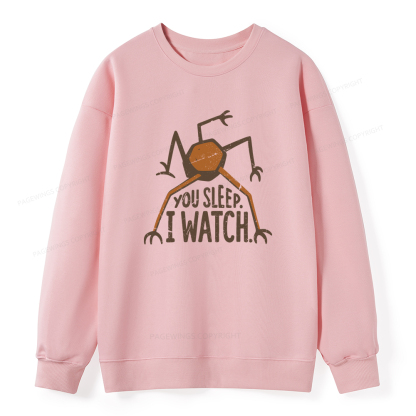 Pagewings You Sleep I Watch Unisex Classic Sweatshirt