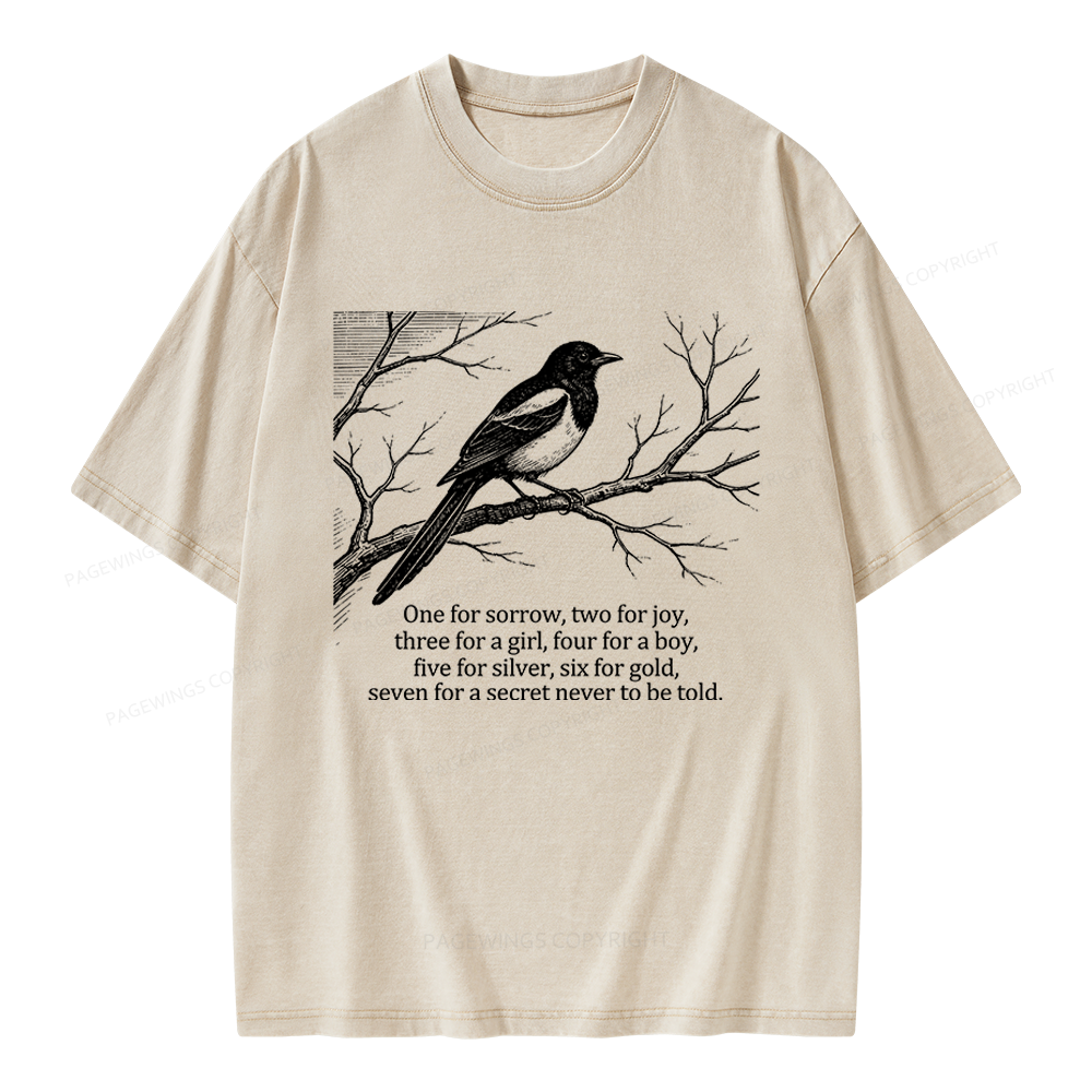 Pagewings Whodunnit Lover Unisex Washed T-shirt