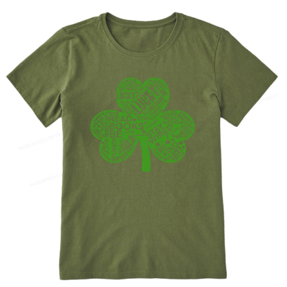 Pagewings St Patricks Day Shirt Lucky Reading Shirt Unisex Classic T-shirt