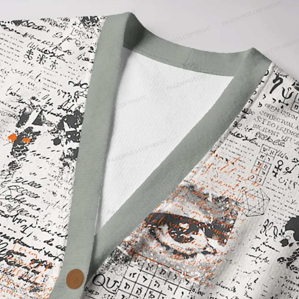 Pagewings Tea Time Unisex Ugly Cardigan Sweaters