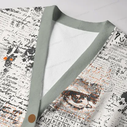 Pagewings Tea Time Unisex Ugly Cardigan Sweaters