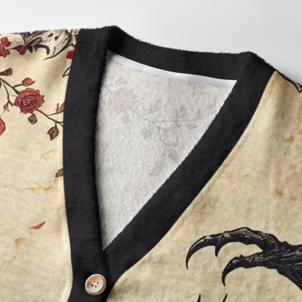 Pagewings Fantasy Bookish Light Knit Unisex Cardigan Sweaters
