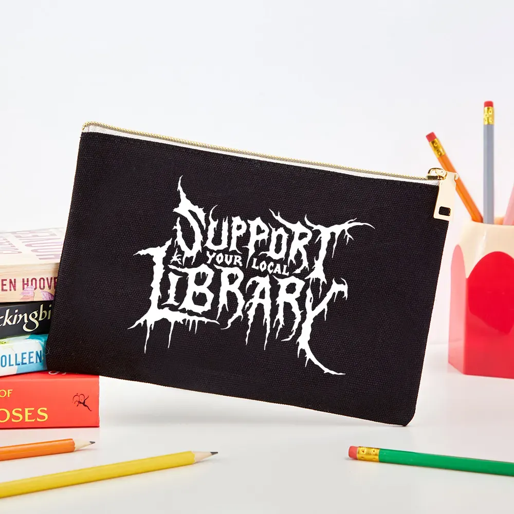 Pagewings Support Your Local Library Pouch