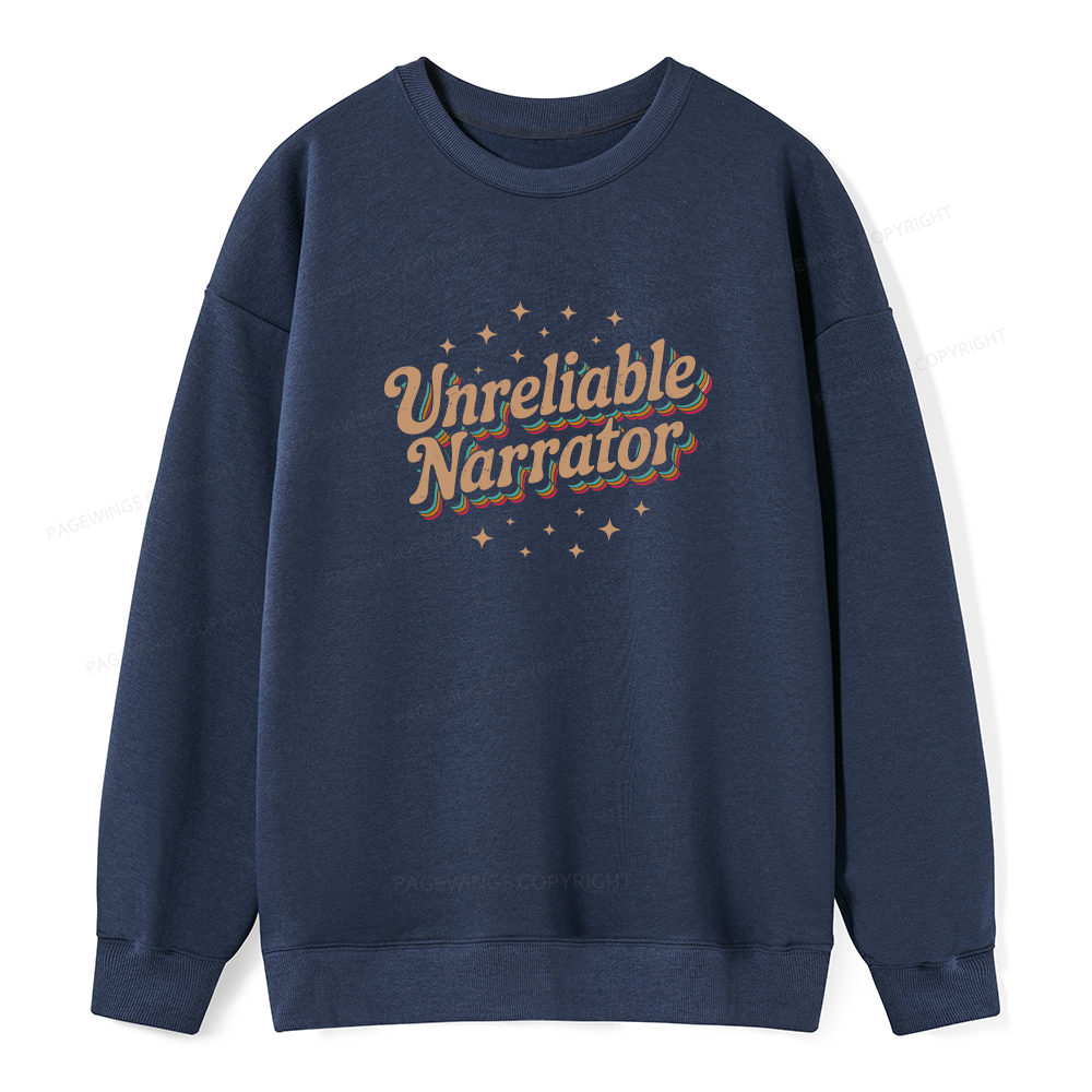 Pagewings Unreliable Narrator Unisex Classic Sweatshirt