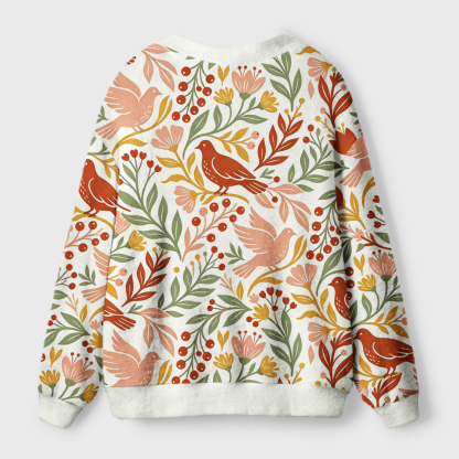 Pagewings Bookish Crow Light Knit Unisex Cardigan Sweaters