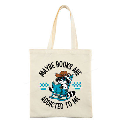 Pagewing Books Are Addicted To Me Tote Bag