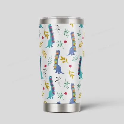 Pagewings Book Dinosaurs Tumbler