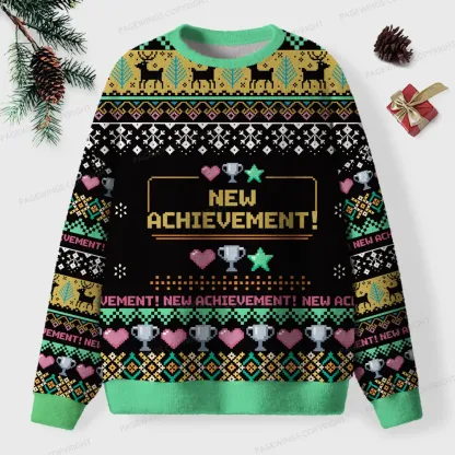 Pagewings New Achievement Unisex Ugly Knit Sweatshirt
