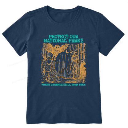 Pagewings Protect Our Parks Vintage Camping Unisex Classic T-shirt