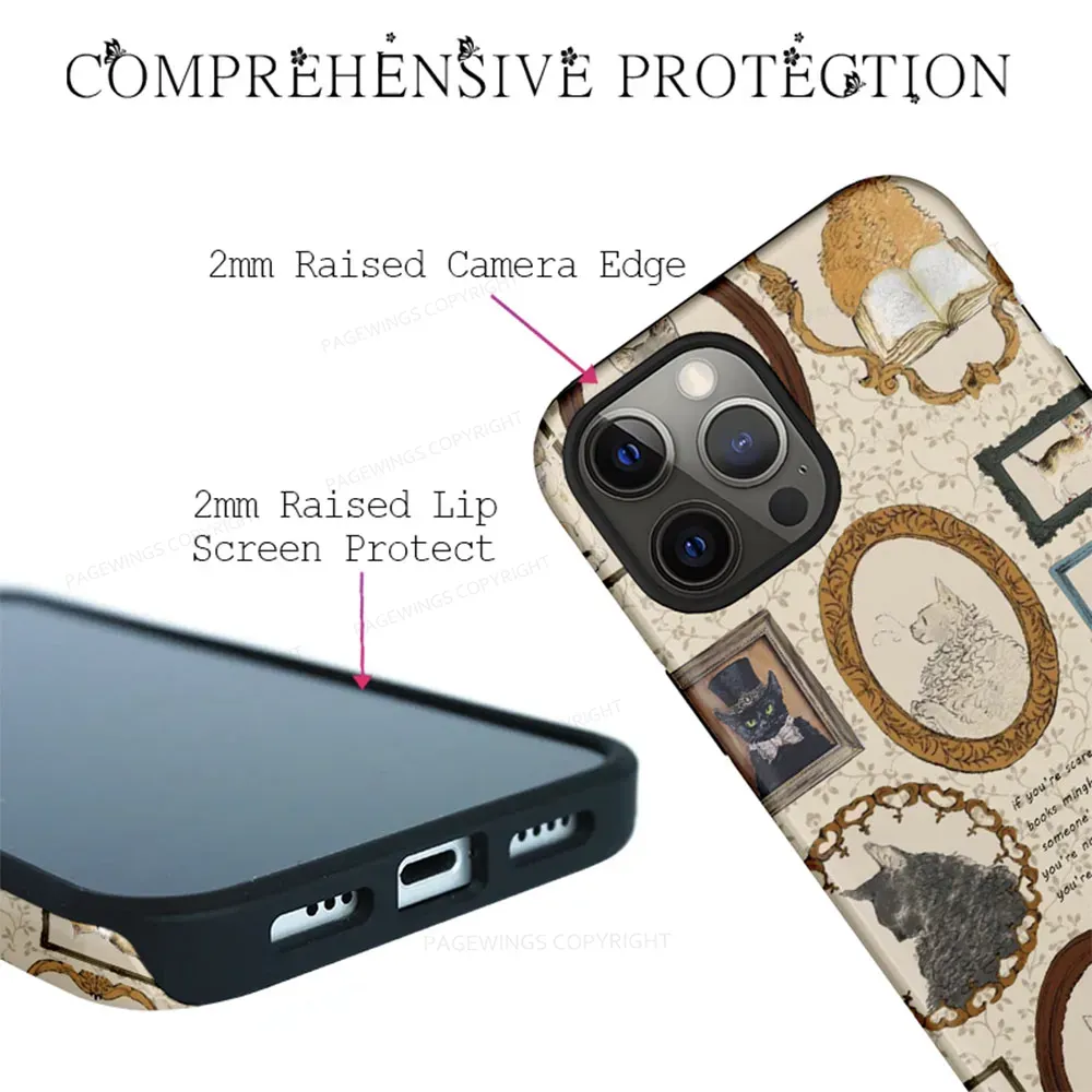 Pagewings You're Not Scared Of Books You're Scared Of Thinking Phone Case