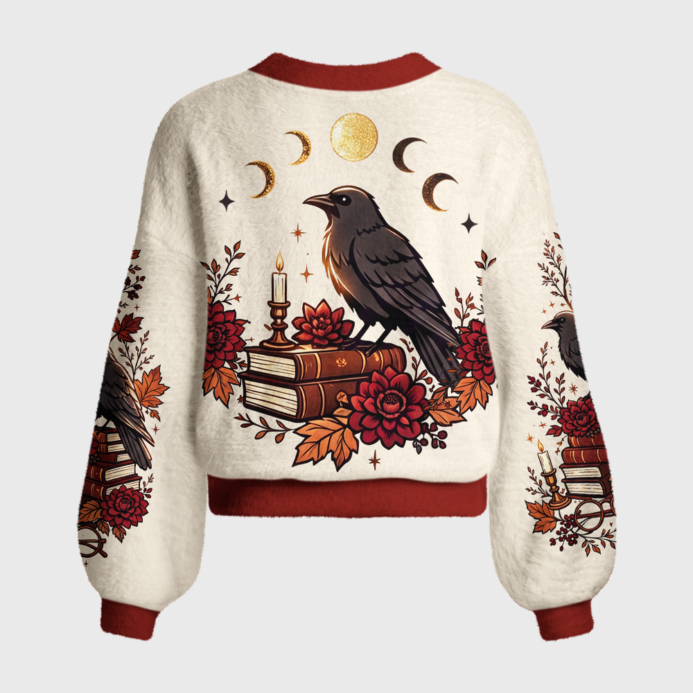 Pagewings Just One More Chapter Women's Cardigan Sweater