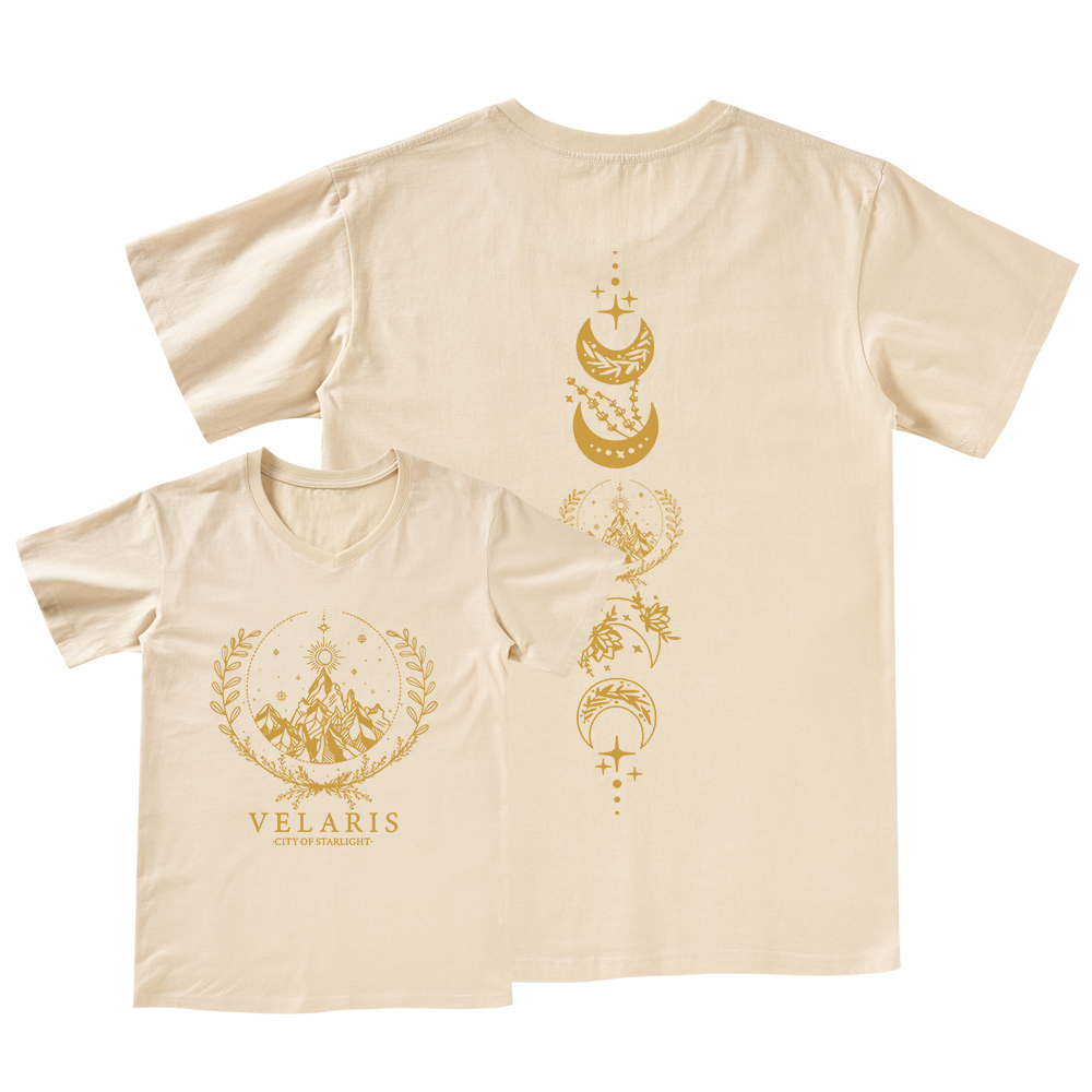 Pagewings Aelin Galathynius Fireheart V-neck T-shirt