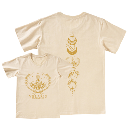 Pagewings Aelin Galathynius Fireheart V-neck T-shirt