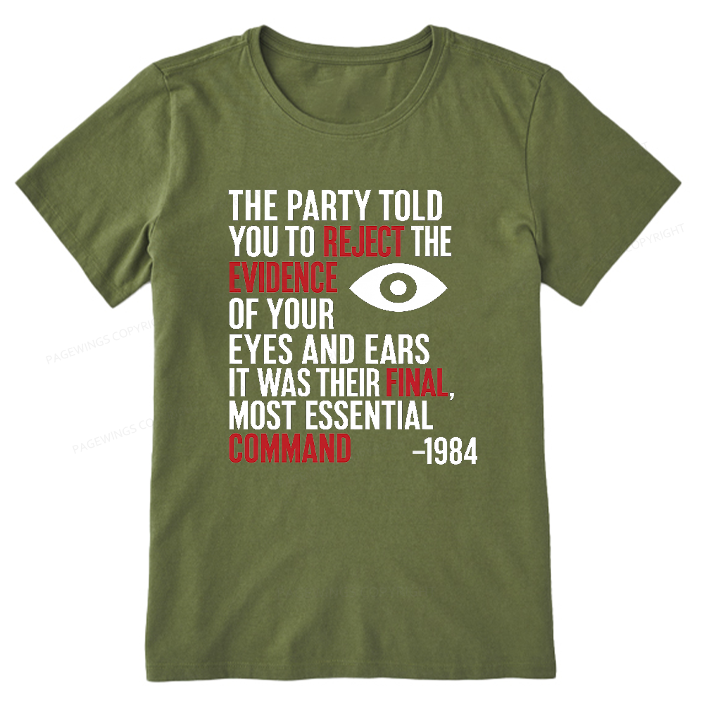 Pagewings Dystopia Quote Unisex Classic T-shirt