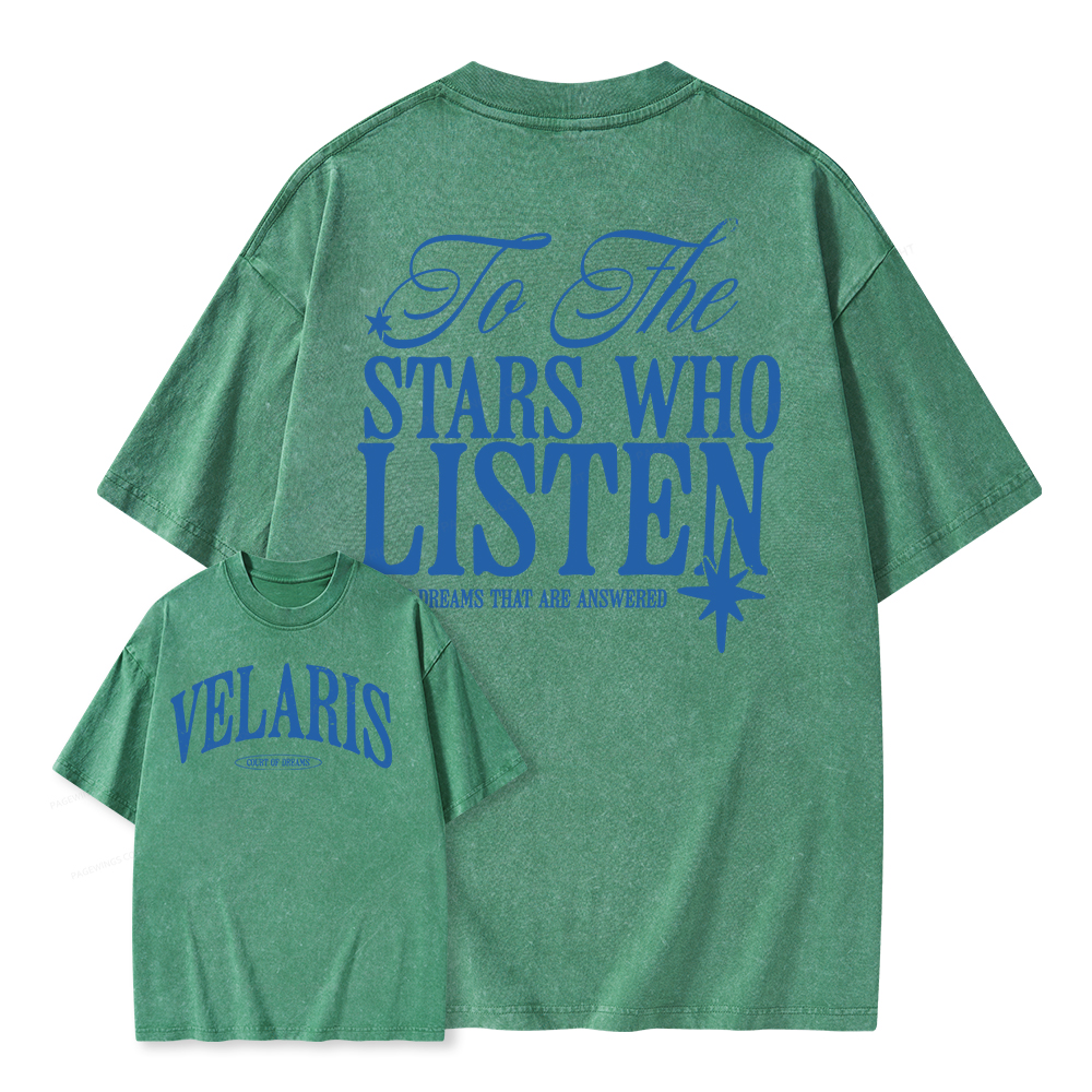 Pagewings Velaris Unisex Washed T-shirt