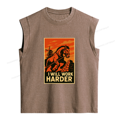 Pagewings Dystopia Quote Women's Washed Tank Top