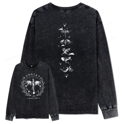 Pagewings Fantasy Team Unisex Washed Long Sleeve T-shirt