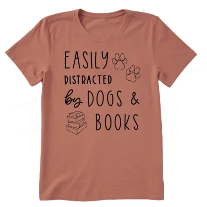 Pagewings Dogs And Books Unisex Classic T-shirt