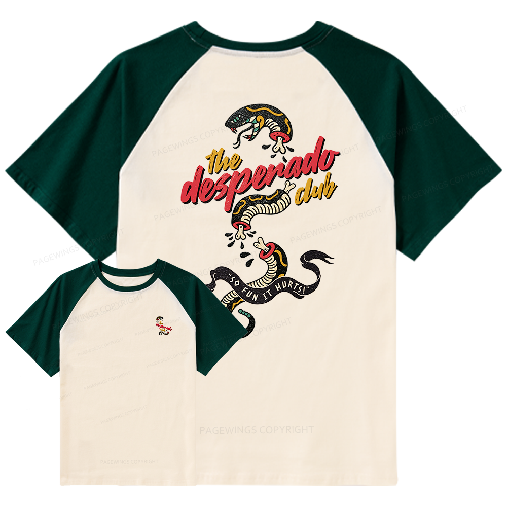 Pagewings The Desperado Club Raglan T-shirt