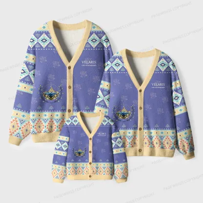 Pagewings Velaris City Of Starlight Unisex Ugly Cardigan Sweaters
