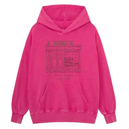 Pagewings To Kill a Mockingbird Unisex Washed Hoodie