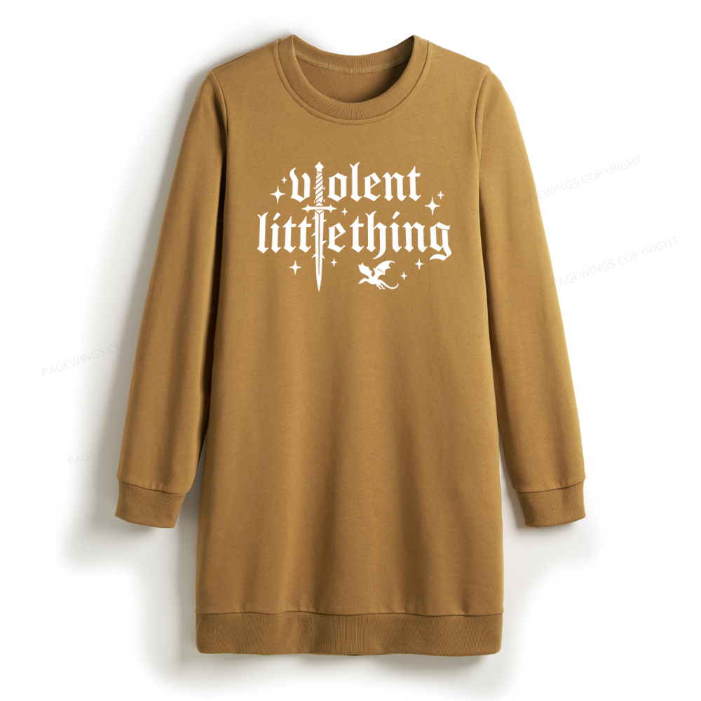 Pagewings Fantasy Reader Sweatshirt Dress