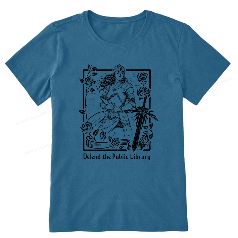 Pagewings Defend The Public Library Unisex Classic T-shirt