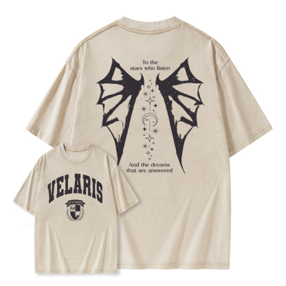 Pagewings Fantasy Books Lover Unisex Washed T-shirt