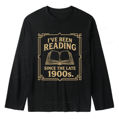 Pagewings I’ve Been Reading Unisex Lightweight Long Sleeve T-Shirt