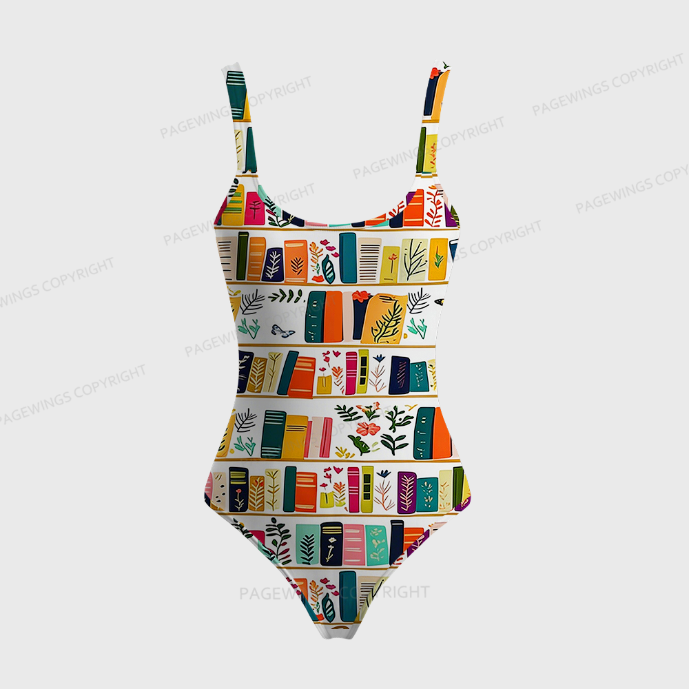 Pagewings Books Lover One-Piece Swimsuit 