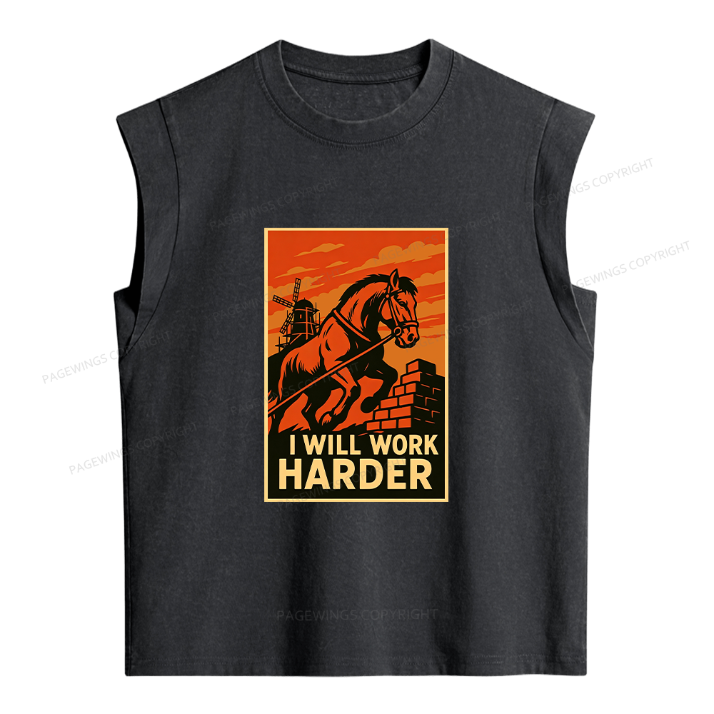 Pagewings Dystopia Quote Women's Washed Tank Top