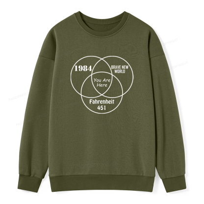 Pagewings I'm With The Banned Unisex Classic Sweatshirt