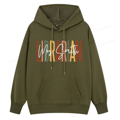 Pagewing Personalized Librarian Unisex Classic Hoodie