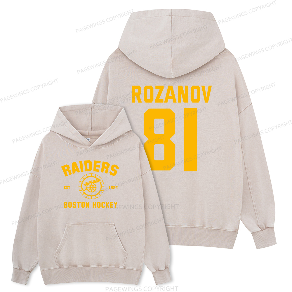 Pagewings Romance Novel Lover Unisex Washed Hoodie
