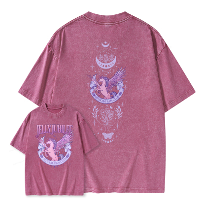 Pagewings Fantasy Books Lover Unisex Washed T-shirt