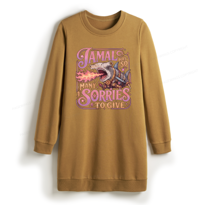 Pagewings So Many Sorries To Give Sweatshirt Dress