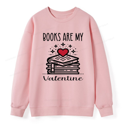 Pagewings Books are My Valentine Unisex Classic Sweatshirt